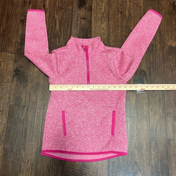 NWT Athletic Works Girls 1/4 Zip Pullover Size Girls Medium (7-8) Color … - Picture 10 of 11